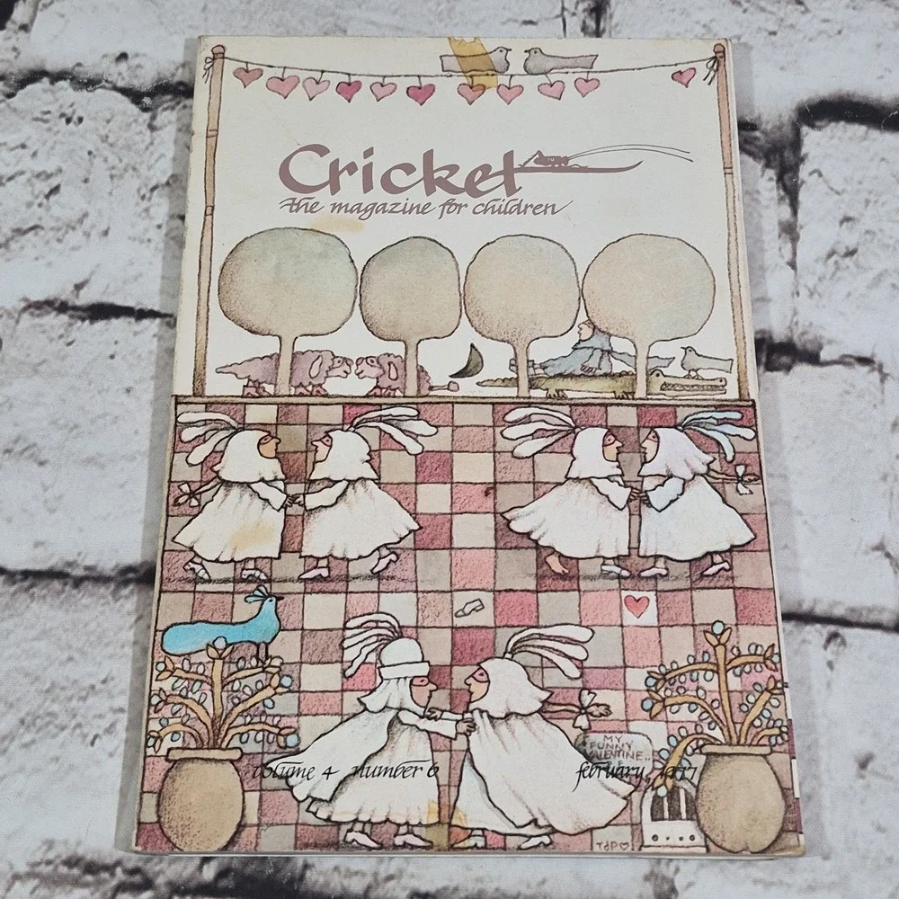 Cricket Magazine for Children Lot of 6 Issues Vintage 1970's